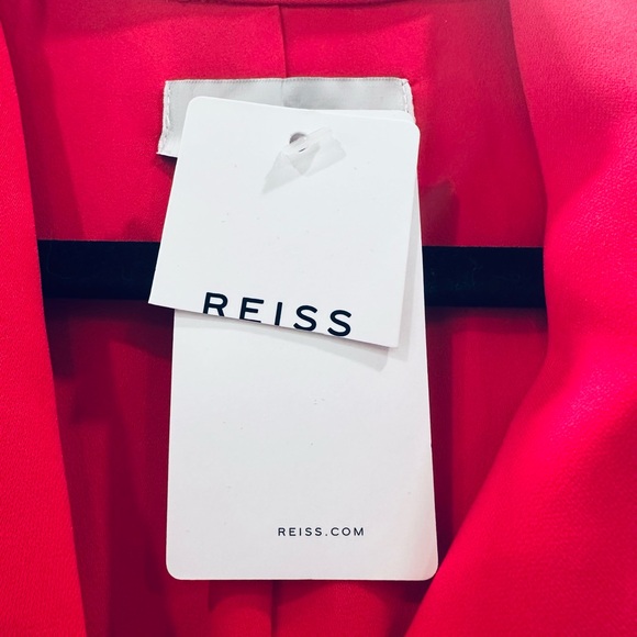 NWT Reiss Fuchsia Midi Dress Sz 2 - Picture 6 of 6